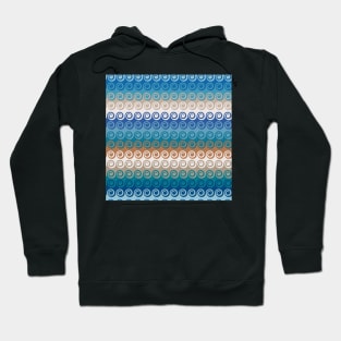 Pattern with waves Hoodie